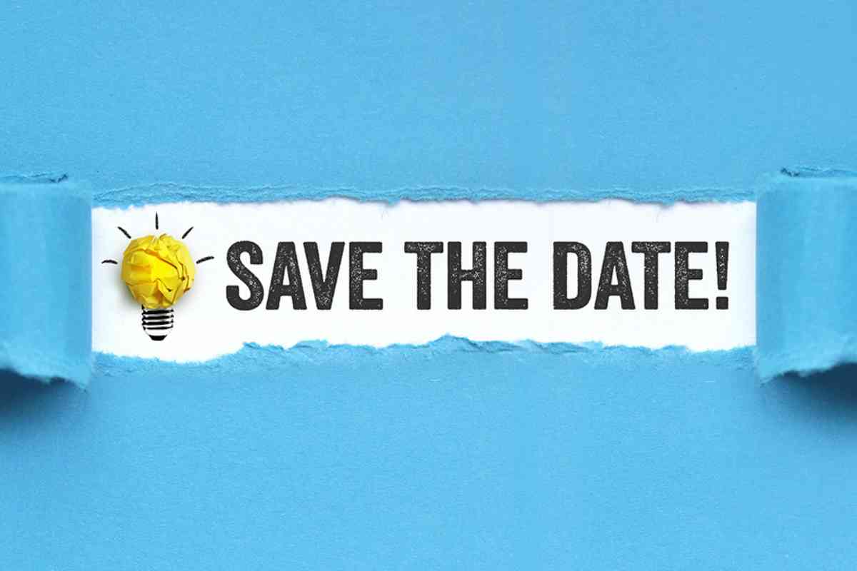 Save the date!